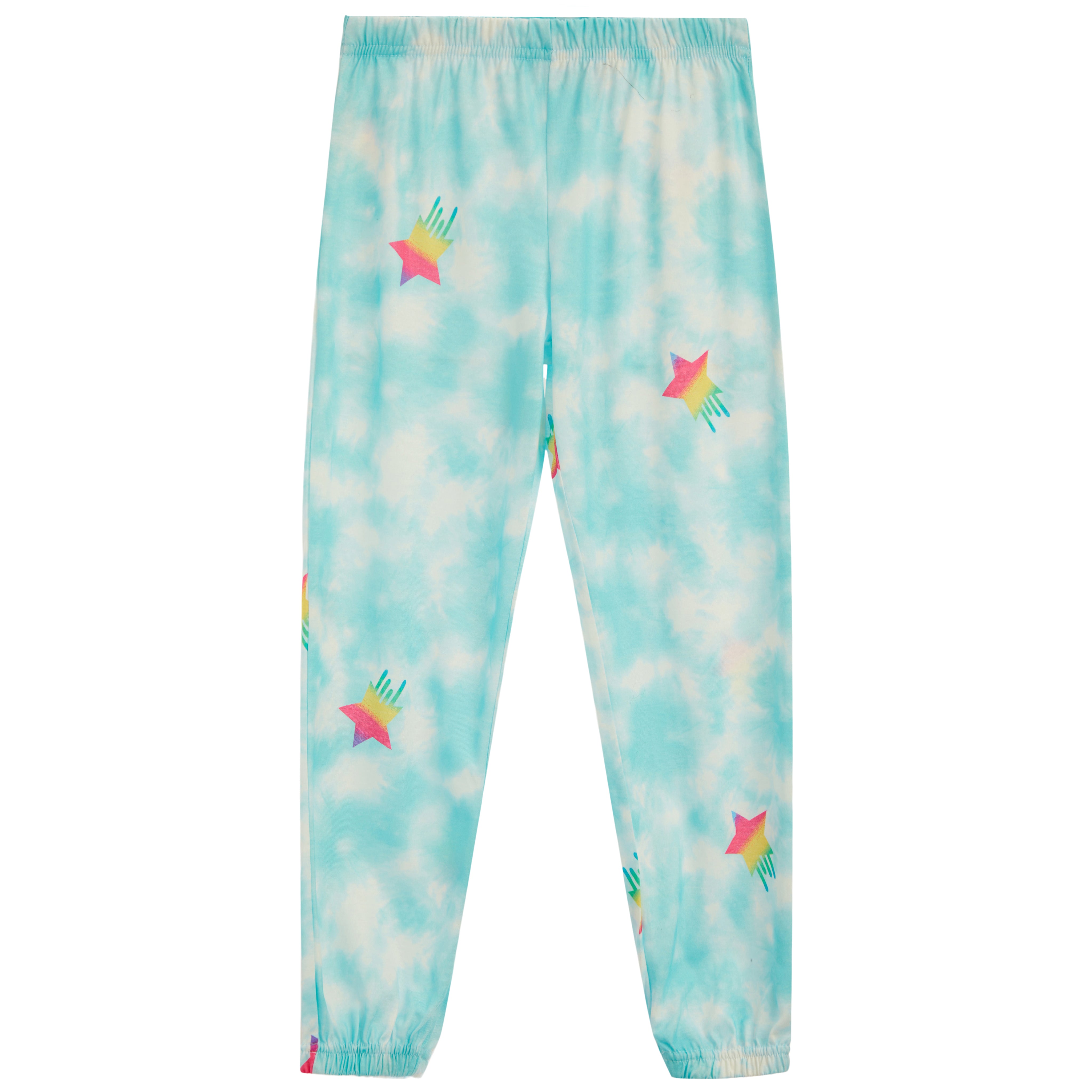 Multi Color Shooting Tie Dye Star Jogger - Denny's
