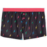 Multi Color Mini Lightening Bolt Short - Denny's
