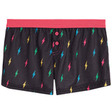 Multi Color Mini Lightening Bolt Short - Denny's