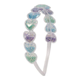 Glitter Hearts Clear Headband - Denny's