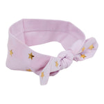 Pink Tie Dye Headband with Gold Stars - Denny's