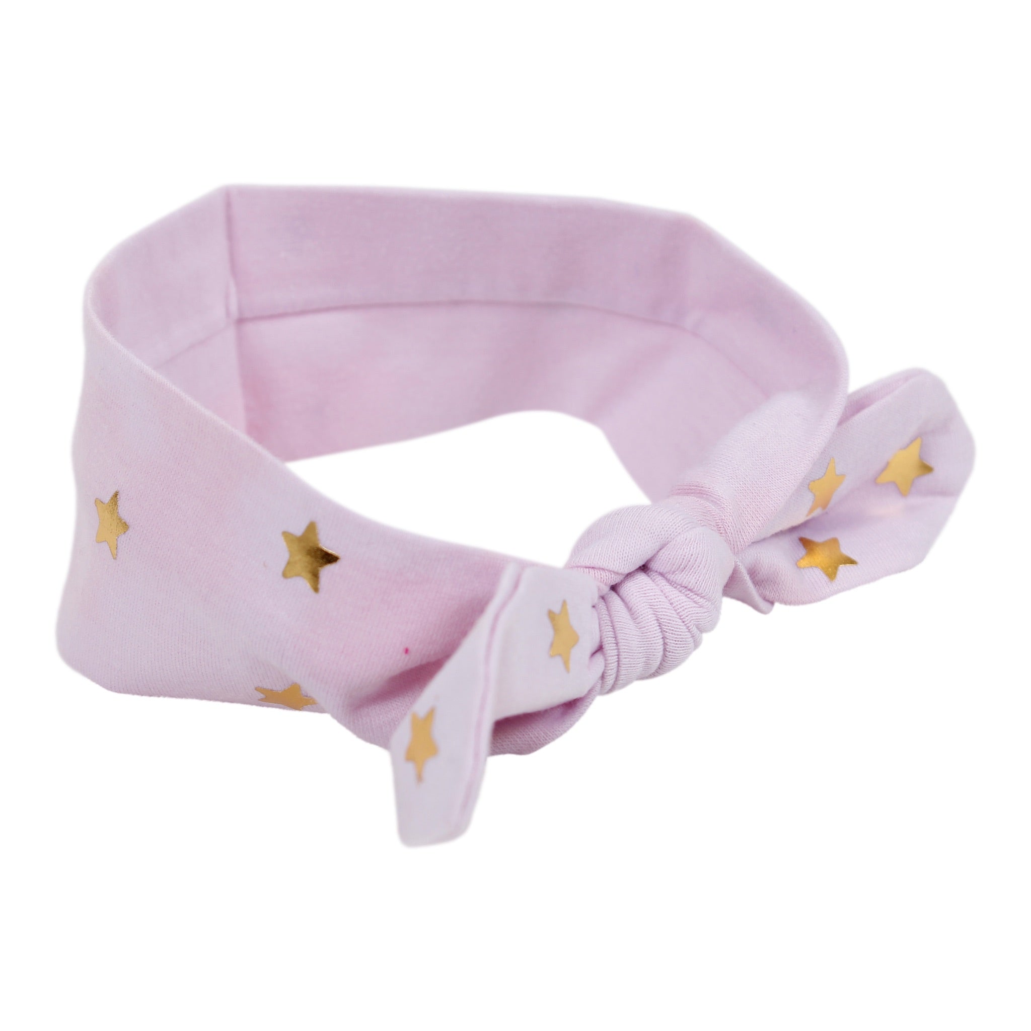 Pink Tie Dye Headband with Gold Stars - Denny's
