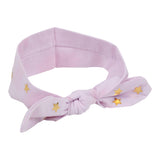 Pink Tie Dye Headband with Gold Stars - Denny's