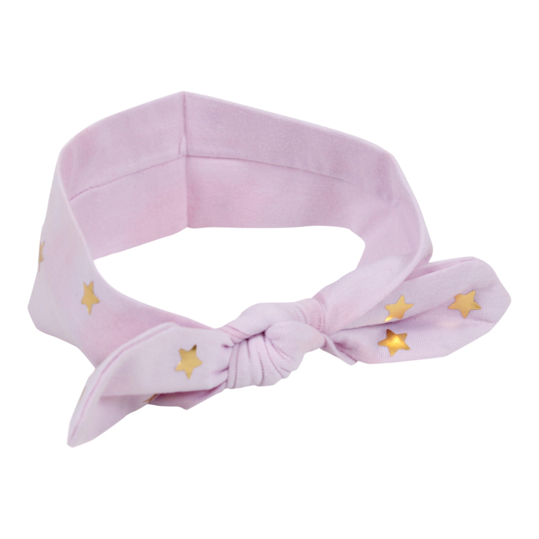 Pink Tie Dye Headband with Gold Stars - Denny's