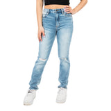 Zoey HR Knee Ripped Mom Jean - Denny's
