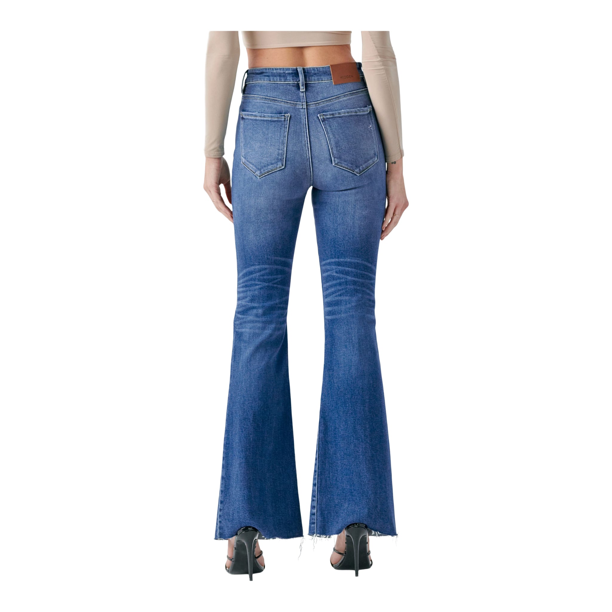 Happi High Rise 31" Front Slit Flare - Denny's