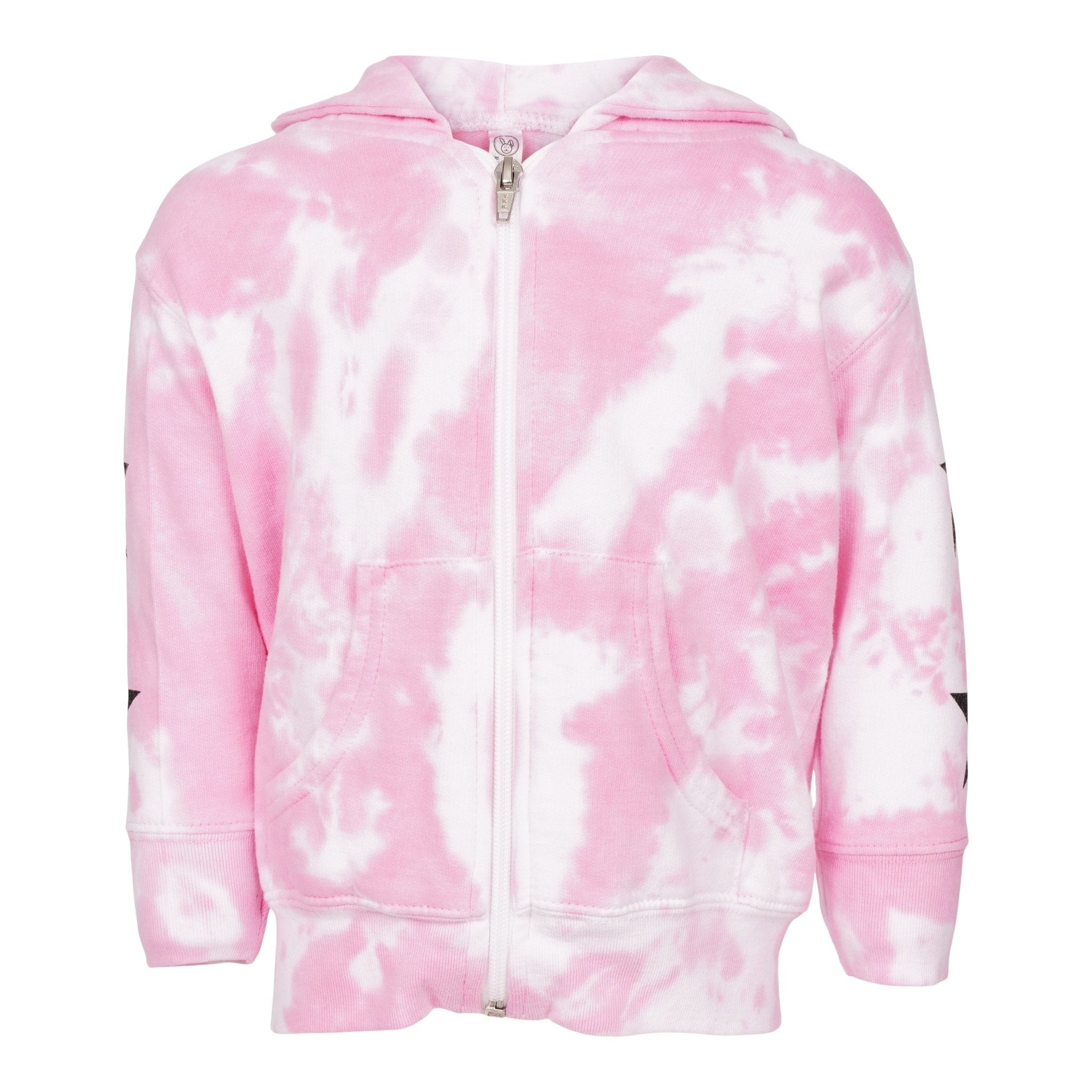 Pink Tie Dye Star Hoodie - Denny's