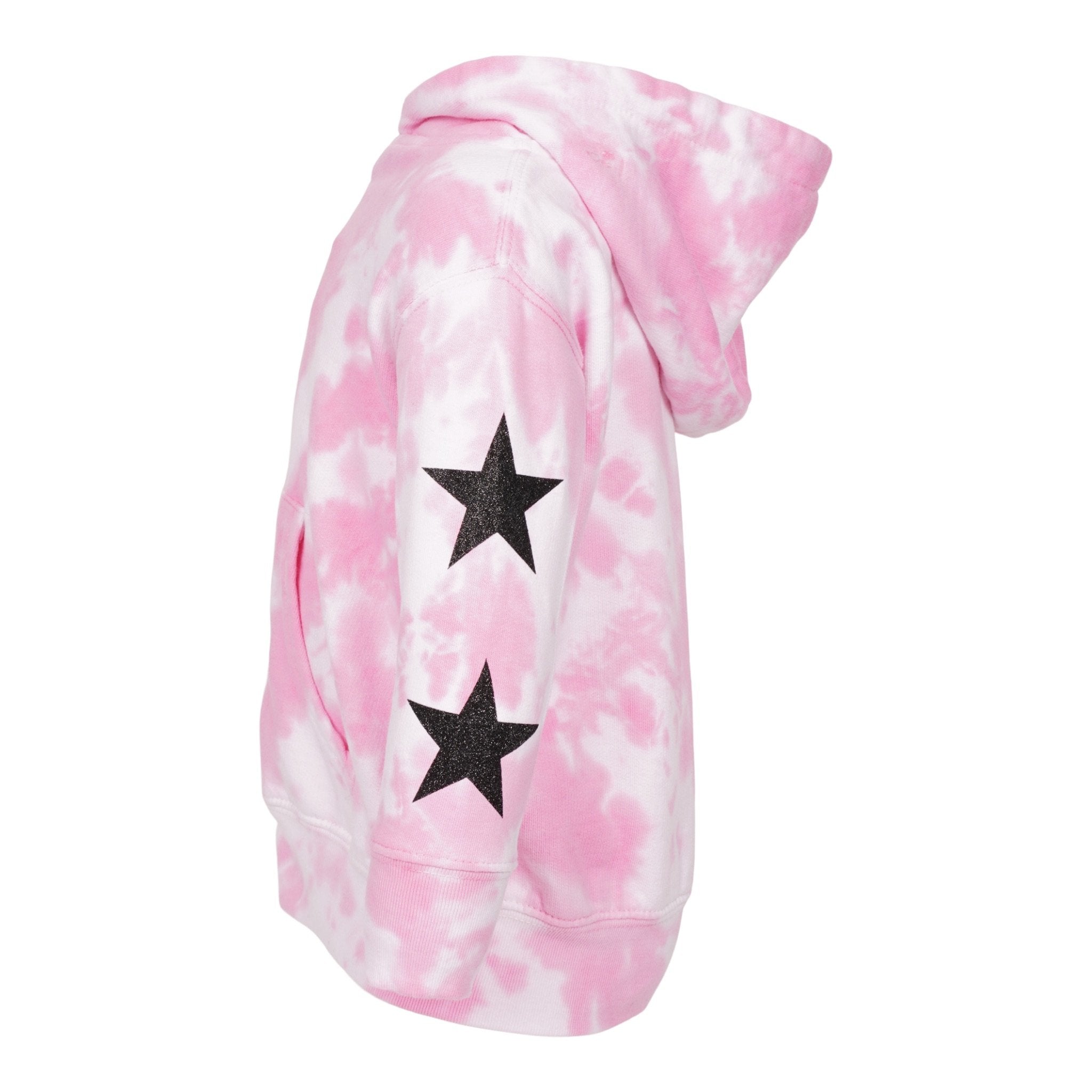 Pink Tie Dye Star Hoodie - Denny's