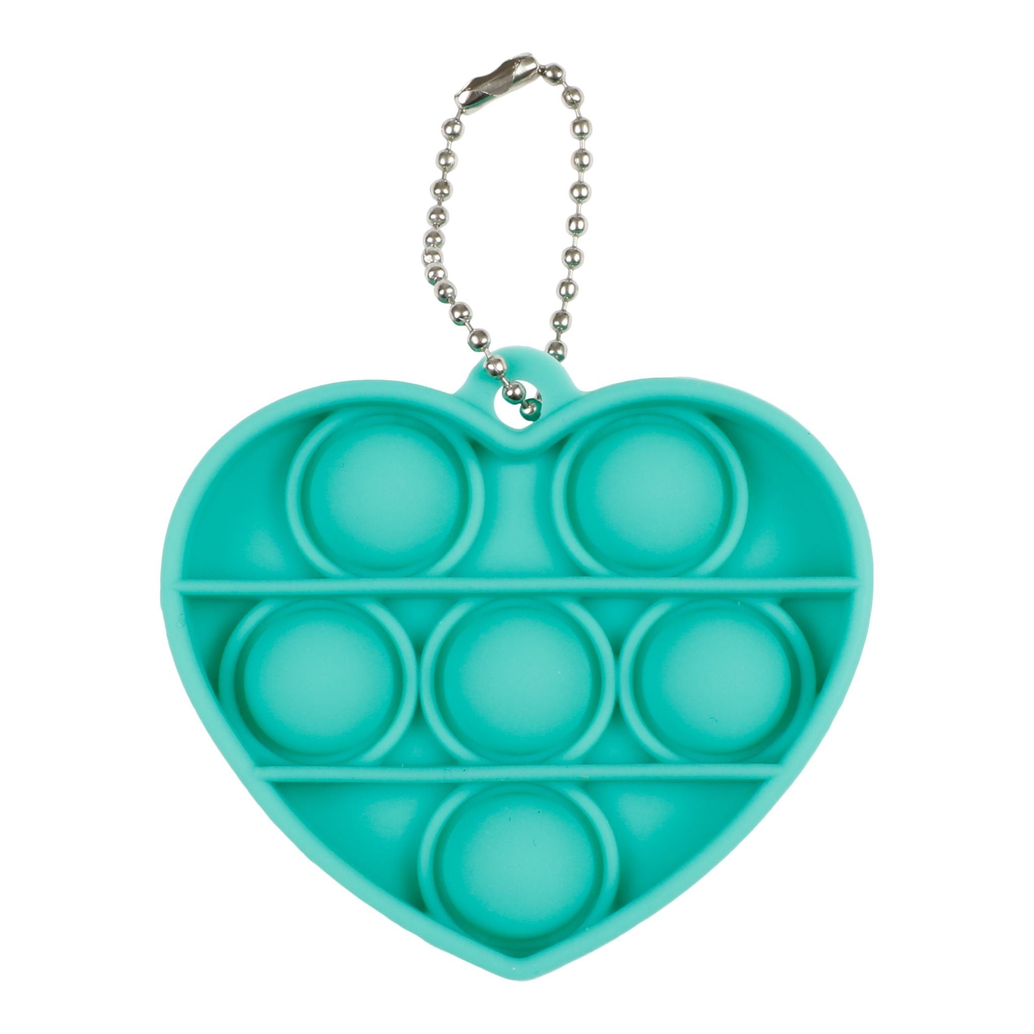 Push Pop Mini Heart Keychain - Denny's