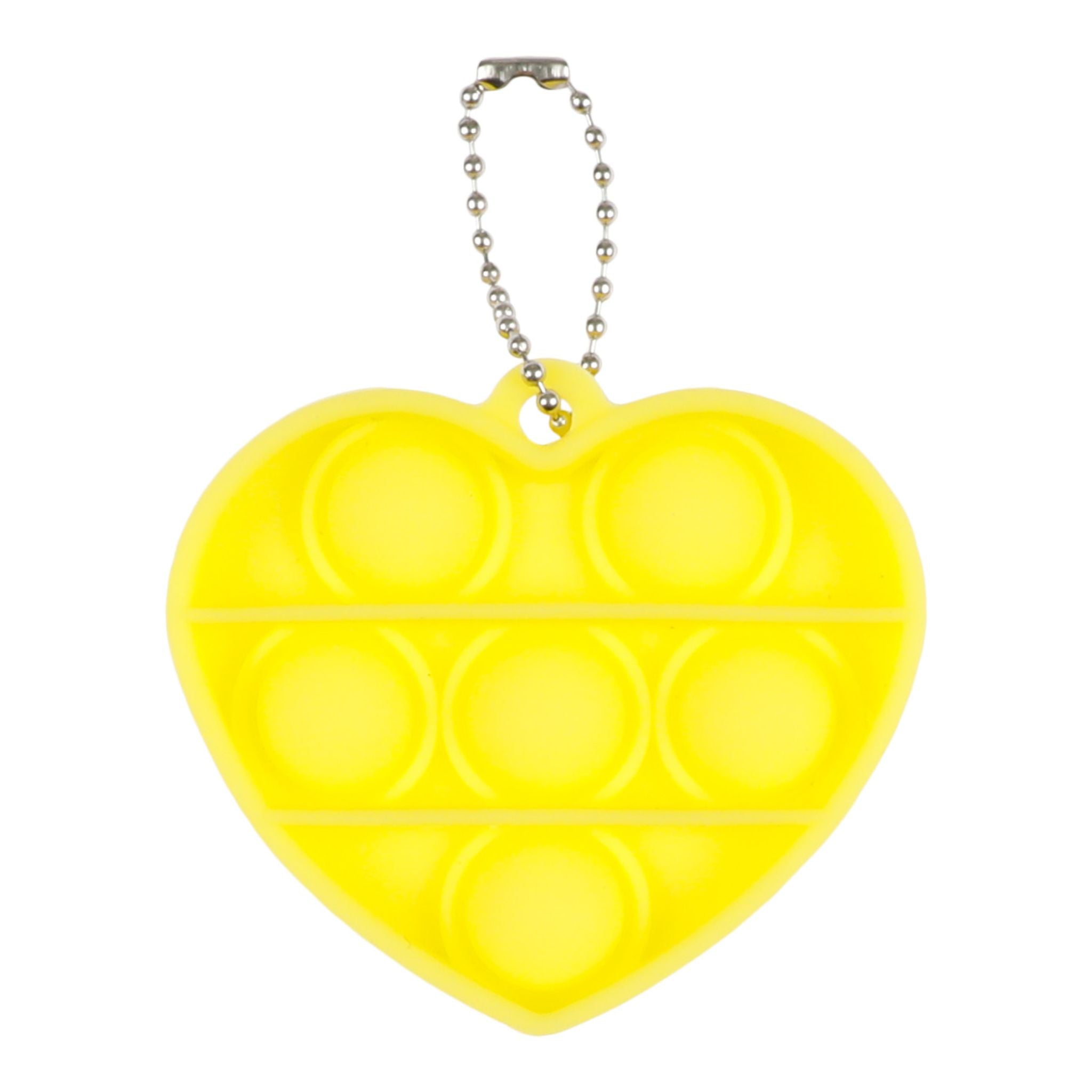 Push Pop Mini Heart Keychain - Denny's