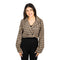 Houndstooth Crop Blazer - Denny's