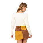 Crop Solid Sweater - Denny's