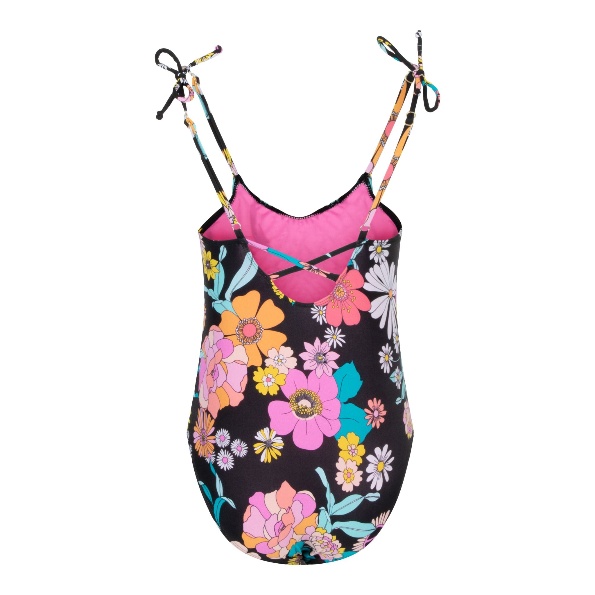 1pc Peace Love And Daisy Bathing Suit - Denny's