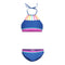 2pc Smiles 4 Miles High Neck Hipster Bikini - Denny's