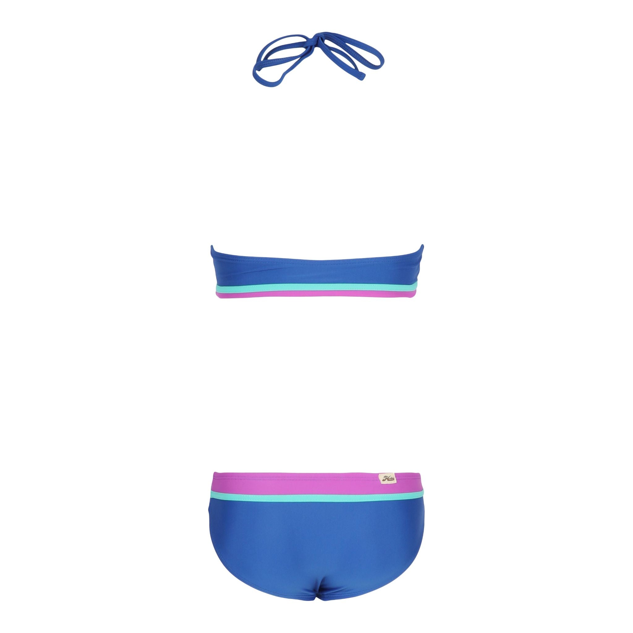 2pc Smiles 4 Miles High Neck Hipster Bikini - Denny's