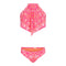 2pc Hi-neck Strawberry Bandana Bikini - Denny's