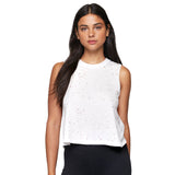 Metallic Splatter Crop Tank - Denny's