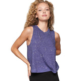 Metallic Splatter Crop Tank - Denny's