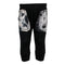 White & Black Tie Dye Pockets Harem Pant - Denny's