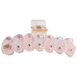 Pastel Rhinestone Heart Claw Clip - Denny's