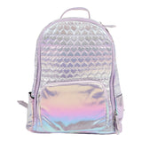 Heart Embossed Hologram Backpack - Denny's