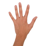 Clear Stone Adjustable Stacking Ring - Denny's