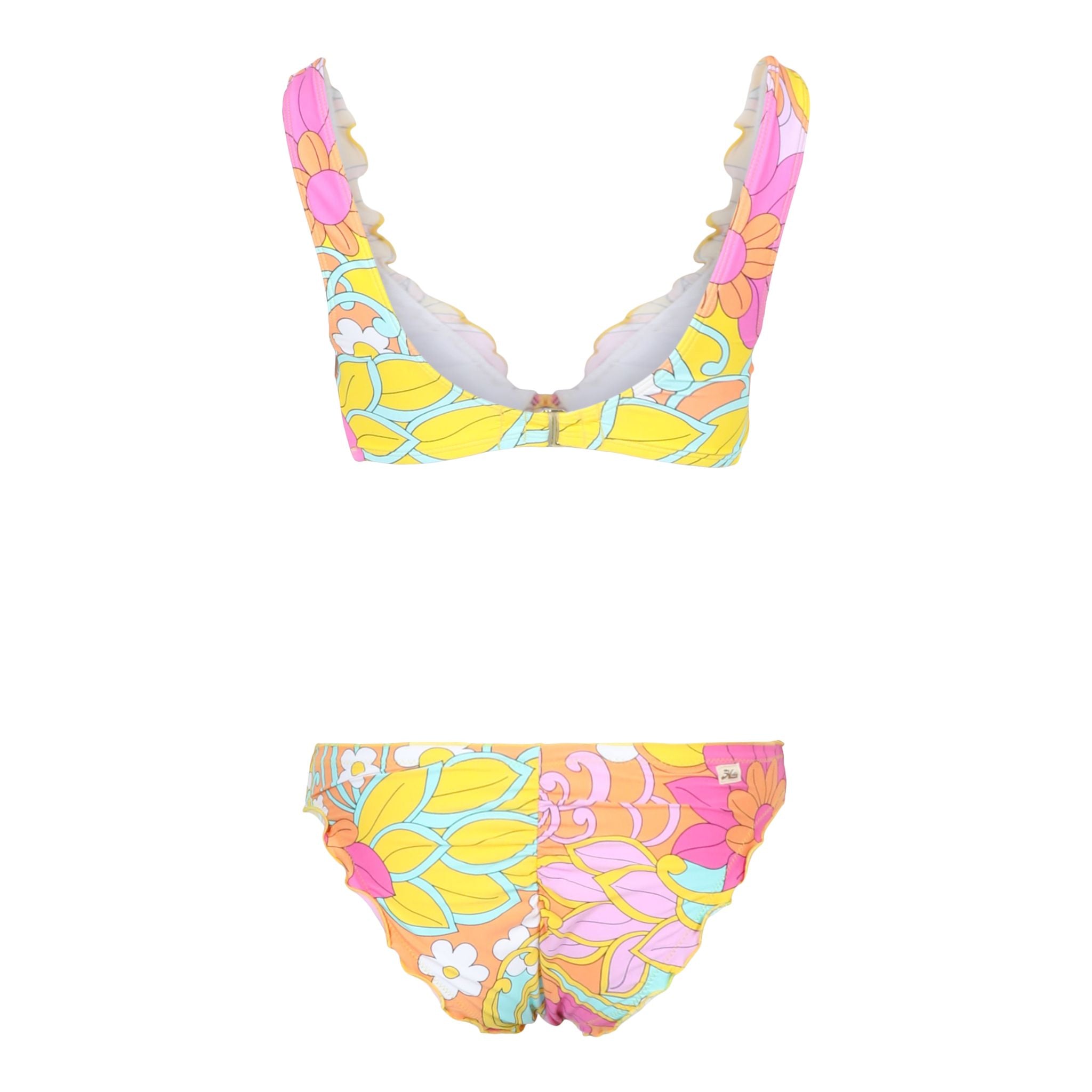 Woodstock Floral Triangle Top & Hipster Bikini - Denny's