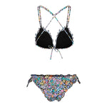 Dainty Ditsy Triangle Top & Tie Hipster Bikini - Denny's