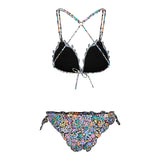 Dainty Ditsy Triangle Top & Tie Hipster Bikini - Denny's
