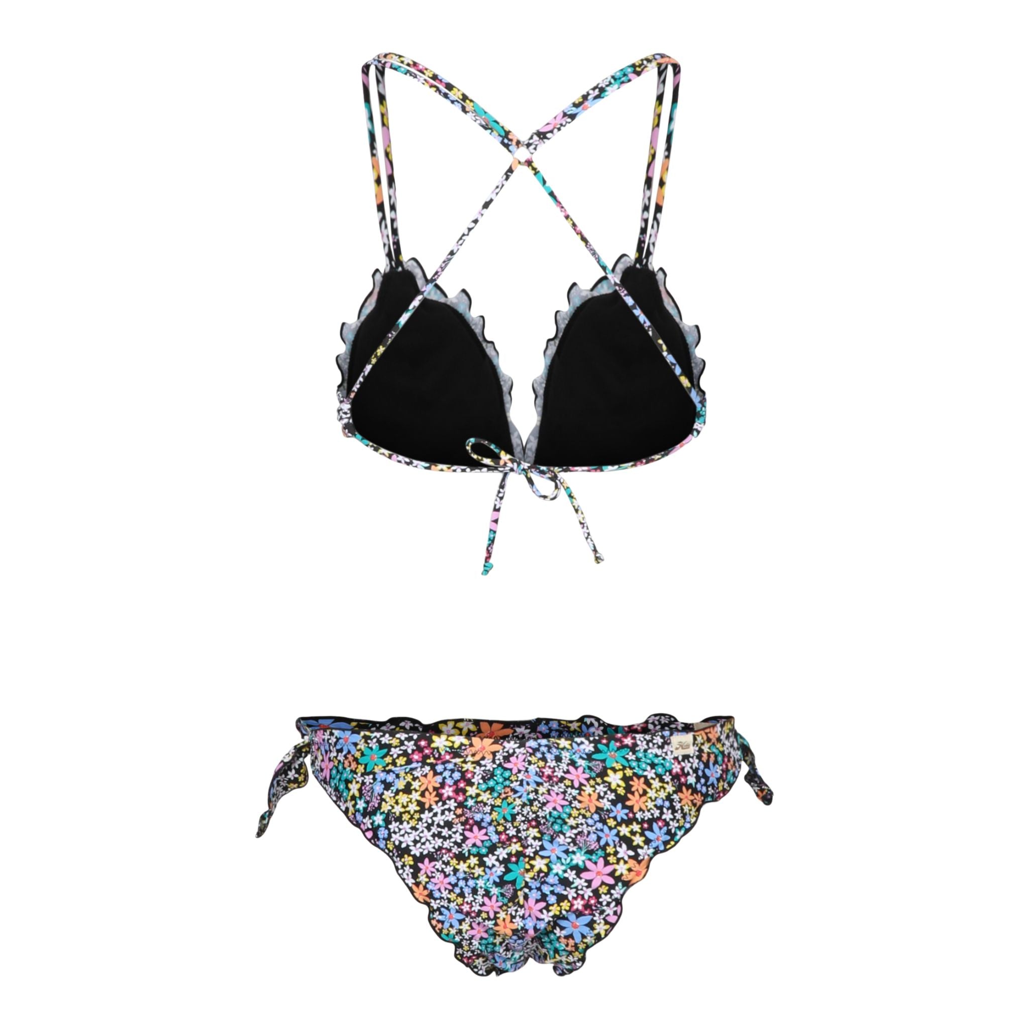 Dainty Ditsy Triangle Top & Tie Hipster Bikini - Denny's