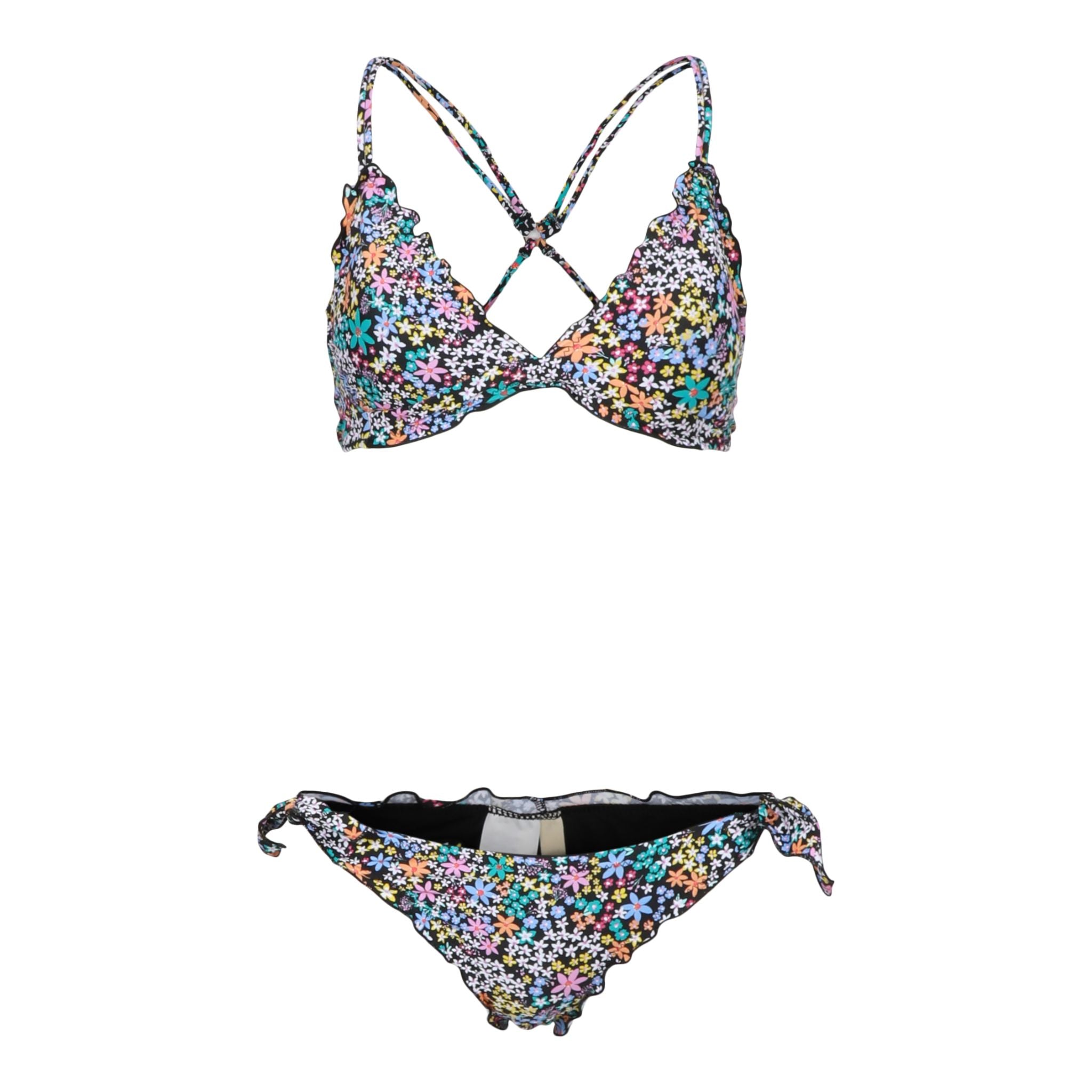 Dainty Ditsy Triangle Top & Tie Hipster Bikini - Denny's