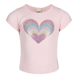Rainbow Heart Babydoll Tee - Denny's