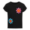 Daisy Chenille Patch Crop Tee - Denny's