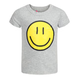 Yellow Smiley Crop Tee - Denny's