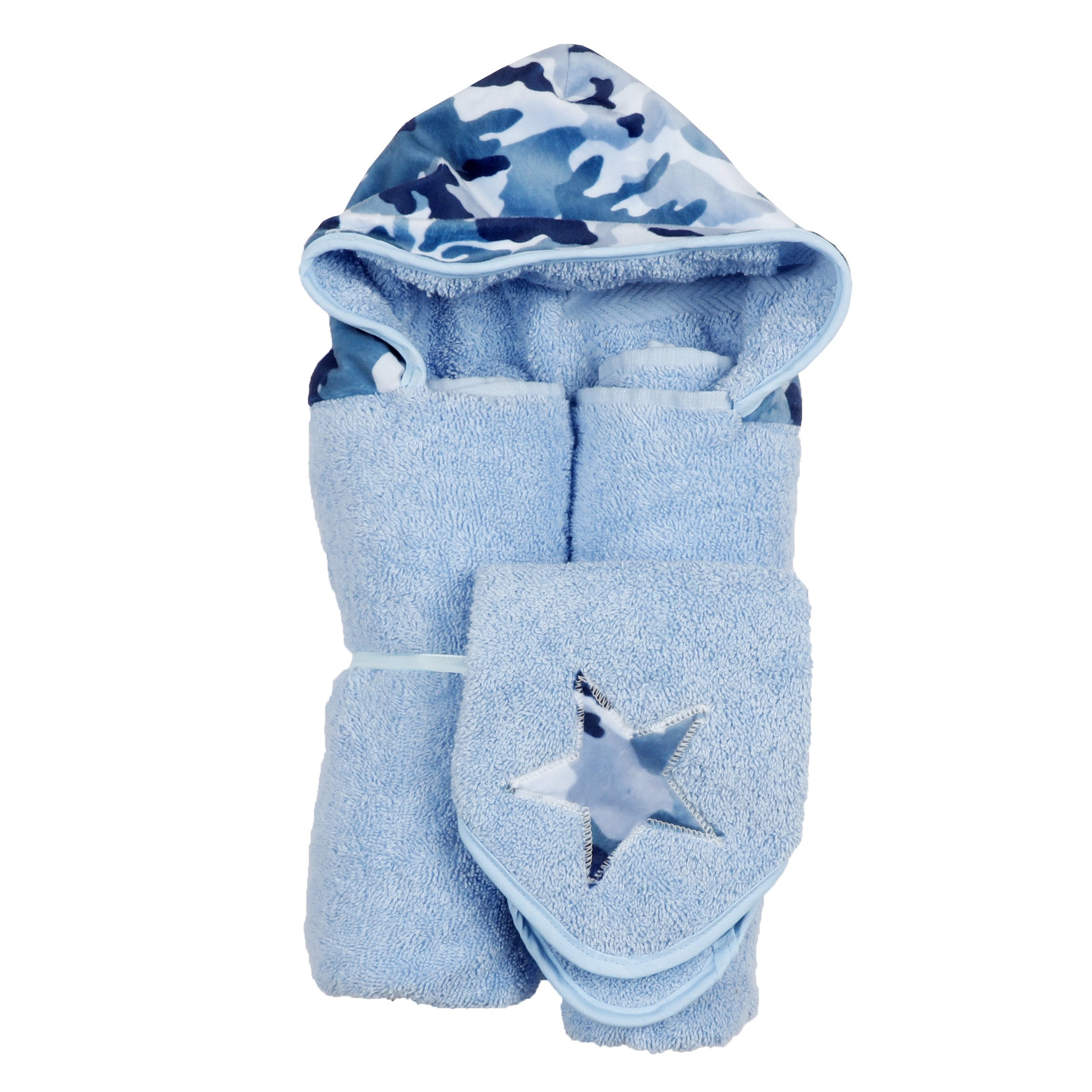 Navy Camo Hooded Towel - Denny's