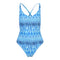 Printed 1 Piece Bathing Suit - Denny's