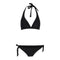 Solid Halter Top and Side Tie Bottom - Denny's