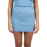 High Rise Ribbed Skirt - Denny's