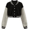 Crop Varsity Jacket - Denny's
