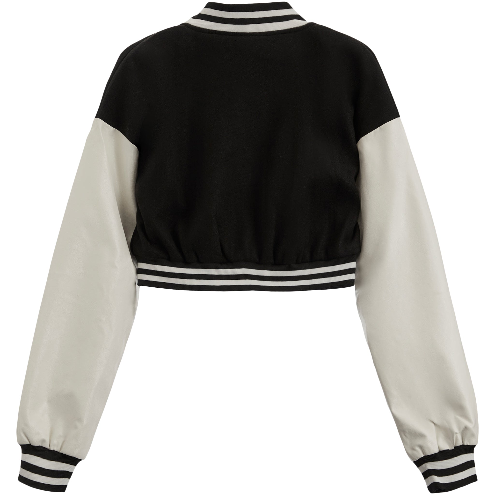 Crop Varsity Jacket - Denny's
