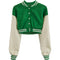 Crop Varsity Jacket - Denny's