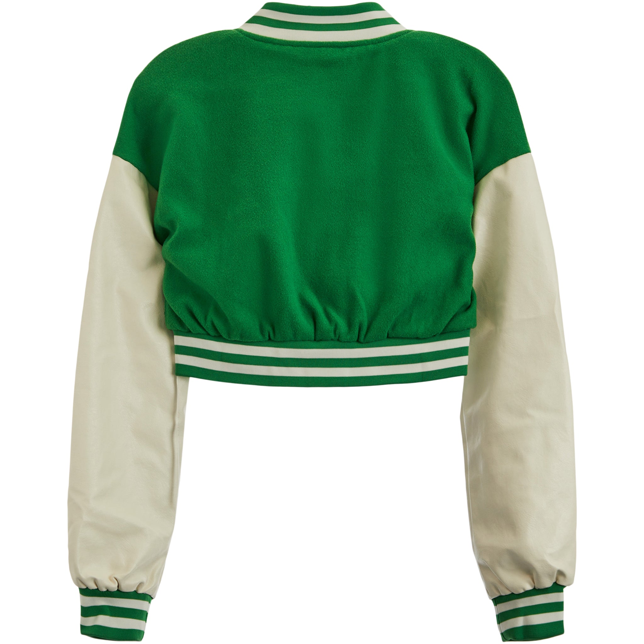 Crop Varsity Jacket - Denny's