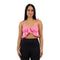 Tie Front Smock Crop Cami - Denny's