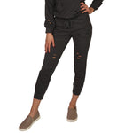 Distressed French Terry Jogger - Denny's