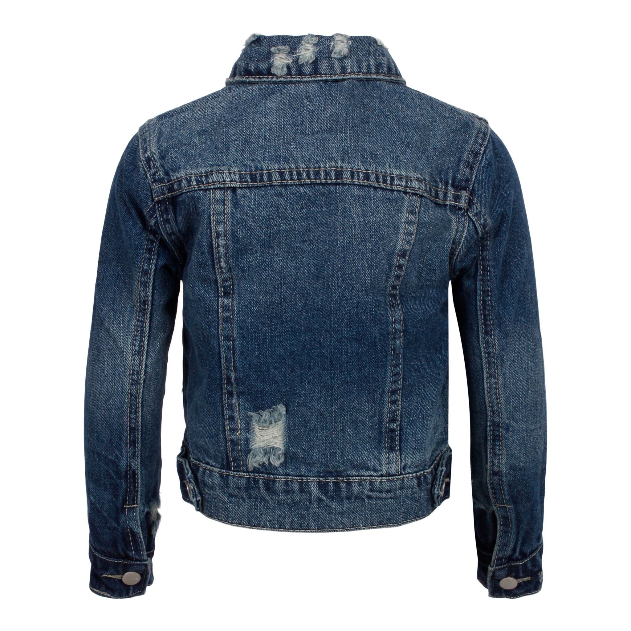 Destructed Denim Jacket - Denny's