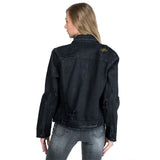 Distressed Denim Jacket - Denny's
