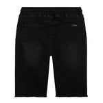 Indigo Knit Denim Jogger Short - Denny's