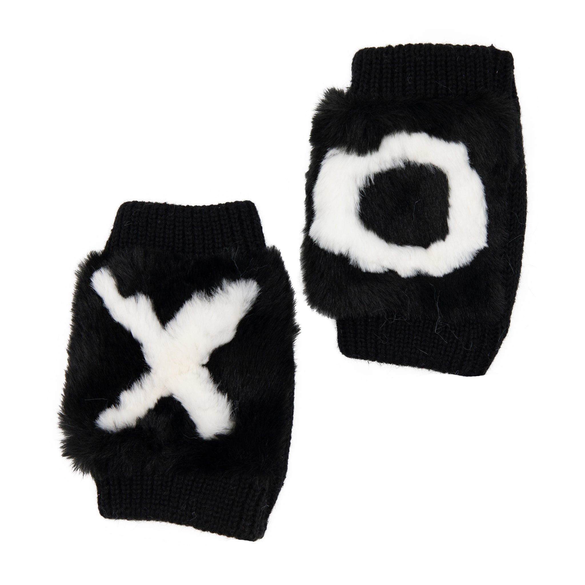 XO Faux Fur Mitten Kids - Denny's
