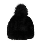 Faux Fur Black Hat - Denny's