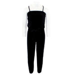 Velvet Jump Suit with Sport Stripe - Denny's
